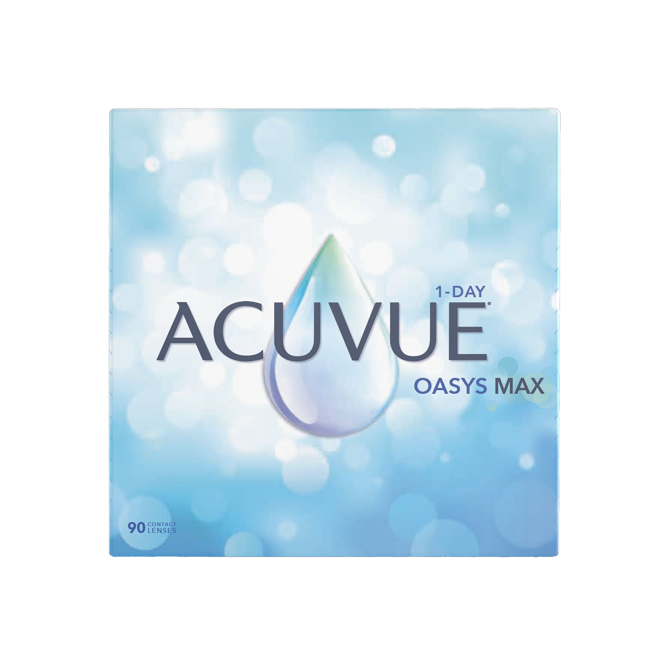 AOMAX1D-Sphere-90P-Front 1-DAY ACUVUE OASYS MAX - 90er Box