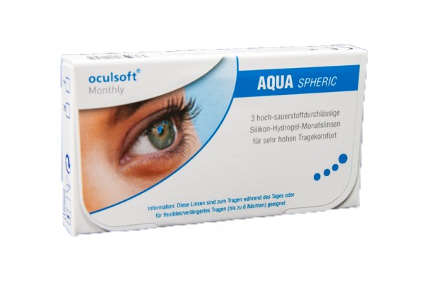 oculsoft Monthly AQUA SPHERIC - 3er Box